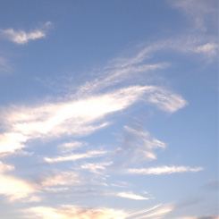 九州の熊本県菊池市の空